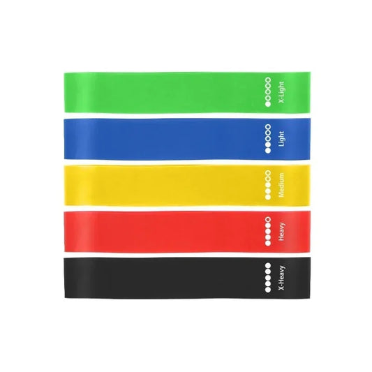 Portable Fitness Workout Equipment Rubber Resistance Bands Yoga Gym Elastic Gum Strength Pilates Women Sports Gym Equipment