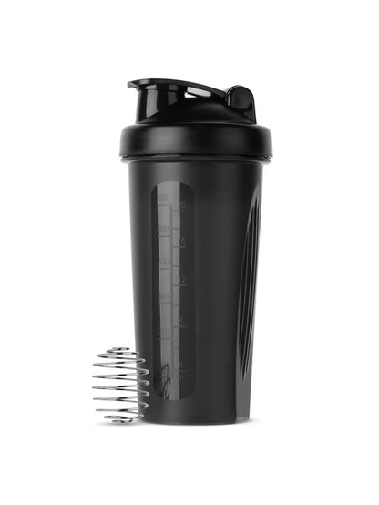 1Pc 600Ml Shaker Bottle 20Oz Protein Shaker Plastic Bottle Portable Fitness Bottle for Fitness Enthusiasts Athletes